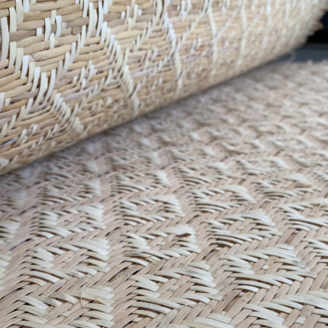 Rollo de Rejilla mimbre diamante 100% natural, 15 m
