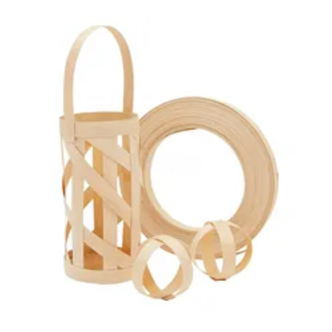 Rollo de Cinta de Médula Plana, 100% mimbre natural, 1kg